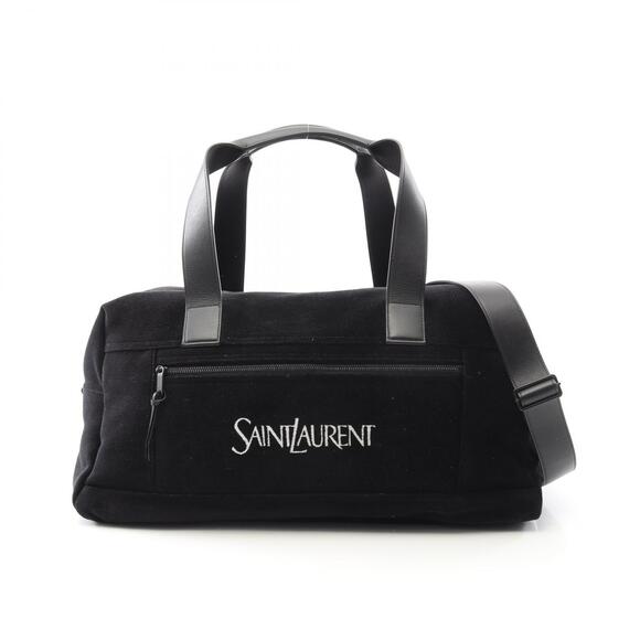 Saint Laurent Paris Nux Duffle Bag Boston Leather Black - Picture 1 of 6